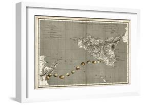 Wonder Atlas - Sicily-Deirdre Kelly-Framed Giclee Print