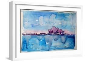 Wonder from Down Under Sydney Opera-Markus Bleichner-Framed Art Print