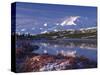 Wonder Lake at Dawn, Denali National Park, Alaska, USA-Charles Sleicher-Stretched Canvas