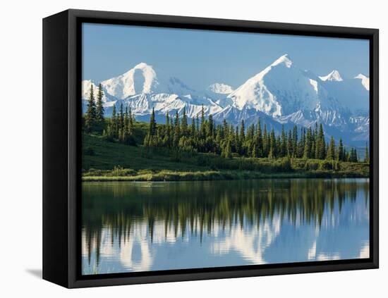 Wonder Lake, Denali National Park, Alaska-Howard Newcomb-Framed Stretched Canvas