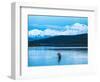 Wonder Lake in Denali National Park, Alaska.-Howard Newcomb-Framed Photographic Print