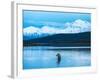 Wonder Lake in Denali National Park, Alaska.-Howard Newcomb-Framed Photographic Print