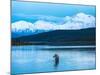 Wonder Lake in Denali National Park, Alaska.-Howard Newcomb-Mounted Photographic Print