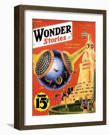 Wonder Stories, 1932, USA-null-Framed Giclee Print