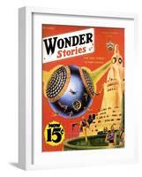 Wonder Stories, 1932, USA-null-Framed Giclee Print