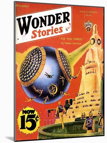 Wonder Stories, 1932, USA-null-Mounted Giclee Print