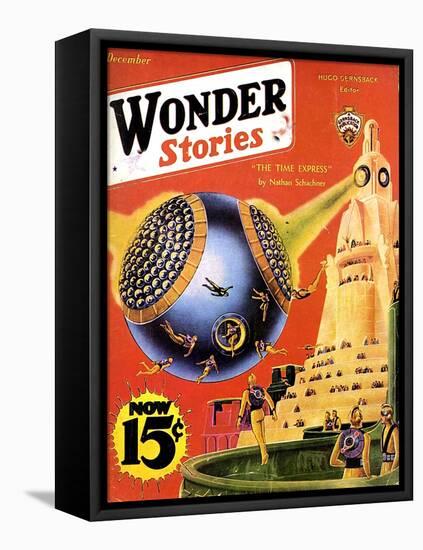 Wonder Stories, 1932, USA-null-Framed Stretched Canvas