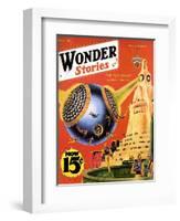 Wonder Stories, 1932, USA-null-Framed Giclee Print