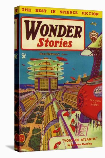 Wonder Stories, 1934, USA-null-Stretched Canvas