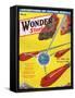 Wonder Stories, 3, 1932-Frank R Paul-Framed Stretched Canvas