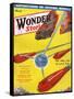 Wonder Stories, 3, 1932-Frank R Paul-Framed Stretched Canvas