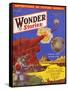 Wonder Stories, Guns-Frank R Paul-Framed Stretched Canvas