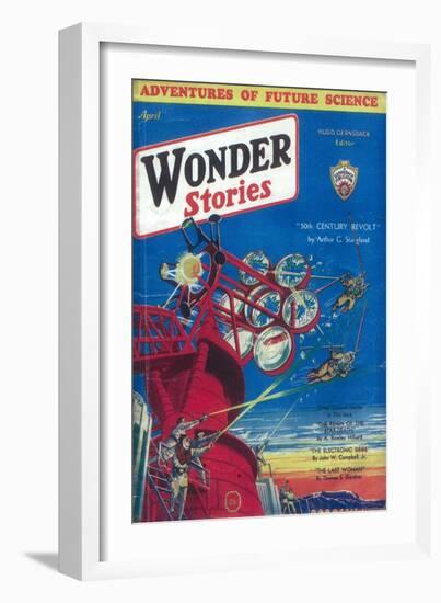 Wonder Stories-null-Framed Art Print