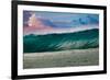 Wonder Wall-Heaving wall of water breaking over a Hawaiian reef, Hawaii-Mark A Johnson-Framed Photographic Print