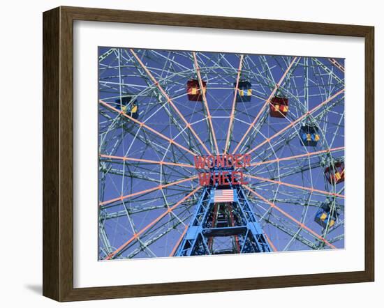 Wonder Wheel, Coney Island, Brooklyn, New York City, United States of America, North America-Wendy Connett-Framed Photographic Print