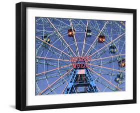 Wonder Wheel, Coney Island, Brooklyn, New York City, United States of America, North America-Wendy Connett-Framed Photographic Print