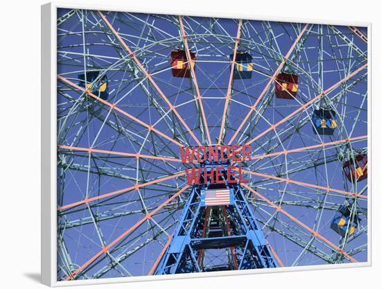 Wonder Wheel, Coney Island, Brooklyn, New York City, United States of America, North America-Wendy Connett-Framed Photographic Print