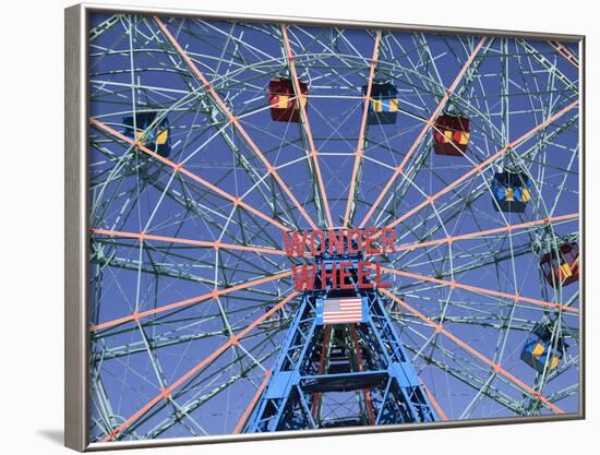 Wonder Wheel, Coney Island, Brooklyn, New York City, United States of America, North America-Wendy Connett-Framed Photographic Print