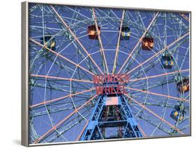 Wonder Wheel, Coney Island, Brooklyn, New York City, United States of America, North America-Wendy Connett-Framed Photographic Print