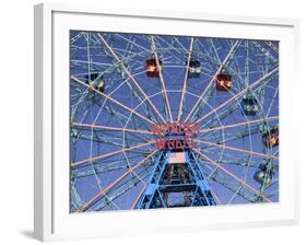Wonder Wheel, Coney Island, Brooklyn, New York City, United States of America, North America-Wendy Connett-Framed Photographic Print
