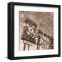 Wonder Wheel-Erin Clark-Framed Art Print