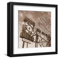 Wonder Wheel-Erin Clark-Framed Art Print