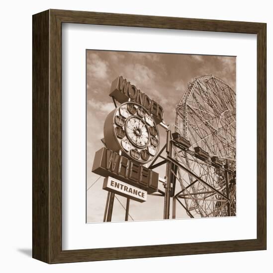 Wonder Wheel-Erin Clark-Framed Art Print