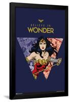 Wonder Woman - Believe in Wonder-Trends International-Framed Poster