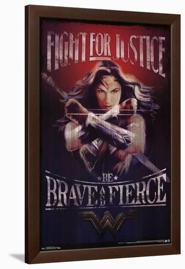 Wonder Woman- Justice-null-Framed Poster