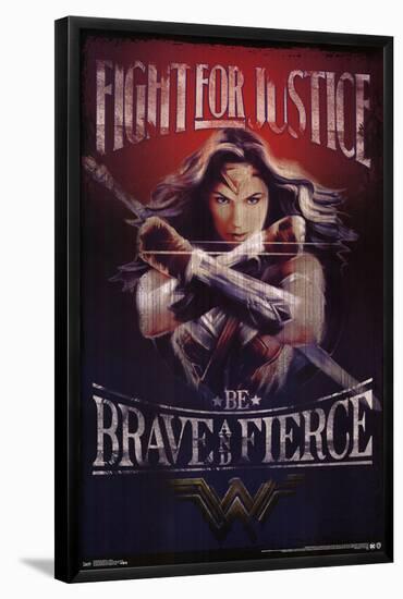 Wonder Woman- Justice-null-Framed Poster