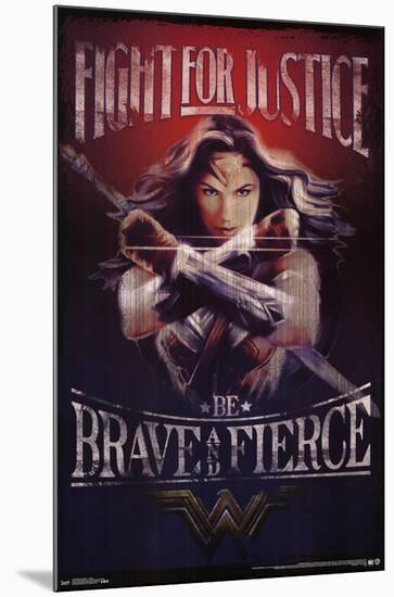 Wonder Woman- Justice-null-Mounted Poster