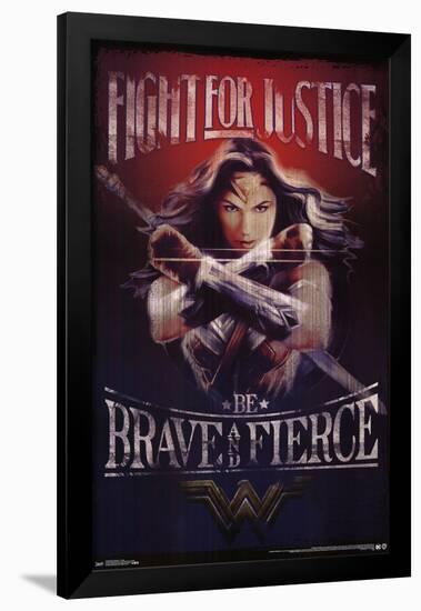 Wonder Woman- Justice-null-Framed Poster