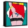 Wonder Woman Sexy-Mark Ashkenazi-Framed Stretched Canvas