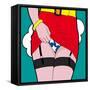 Wonder Woman Sexy-Mark Ashkenazi-Framed Stretched Canvas