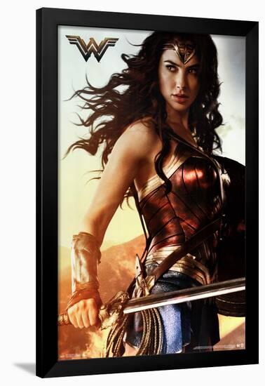 Wonder Woman- Shield-null-Framed Poster