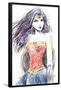 WONDER WOMAN - SKETCH-null-Framed Poster