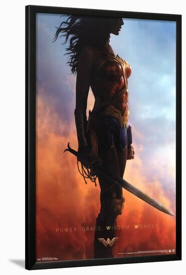 Wonder Woman- Teaser-null-Lamina Framed Poster
