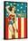 WONDER WOMAN - VINTAGE-null-Framed Poster