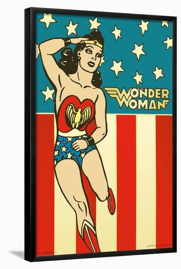 WONDER WOMAN - VINTAGE-null-Framed Poster