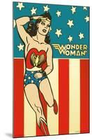 WONDER WOMAN - VINTAGE-null-Mounted Poster