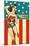 WONDER WOMAN - VINTAGE-null-Mounted Poster