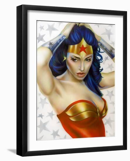 Wonder Woman-Shen-Framed Art Print