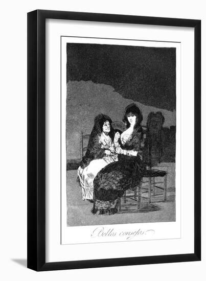 Wonderful Advice, 1799-Francisco de Goya-Framed Giclee Print