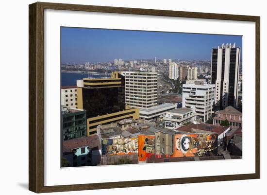 Wonderful Graffiti, Valparaiso, Chile-Peter Groenendijk-Framed Photographic Print