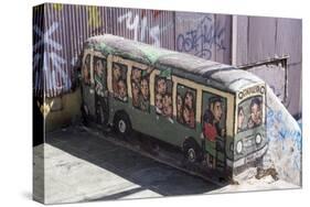 Wonderful Graffiti, Valparaiso, Chile-Peter Groenendijk-Stretched Canvas
