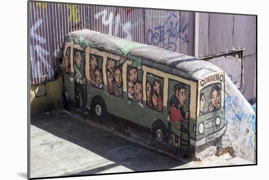 Wonderful Graffiti, Valparaiso, Chile-Peter Groenendijk-Mounted Photographic Print