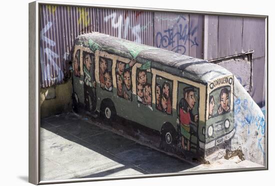 Wonderful Graffiti, Valparaiso, Chile-Peter Groenendijk-Framed Photographic Print