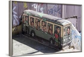 Wonderful Graffiti, Valparaiso, Chile-Peter Groenendijk-Framed Photographic Print