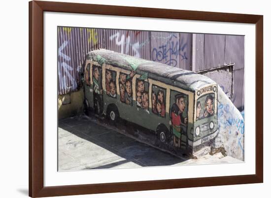 Wonderful Graffiti, Valparaiso, Chile-Peter Groenendijk-Framed Photographic Print