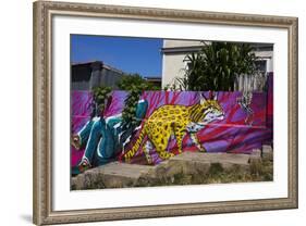 Wonderful Graffiti, Valparaiso, Chile-Peter Groenendijk-Framed Photographic Print